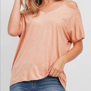 Peach Plus Size top